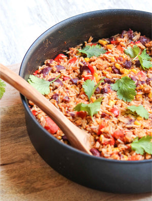 Healthy One Pot Chili with Turkey and Rice