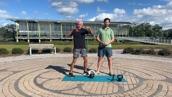 Kettlebell Single Arm Row with Regression to Two-Handed Rows