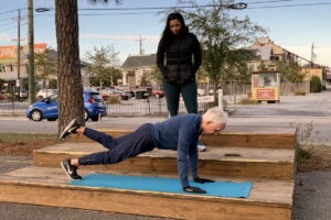 Push Up to Side Plank and Spider Man Push Up