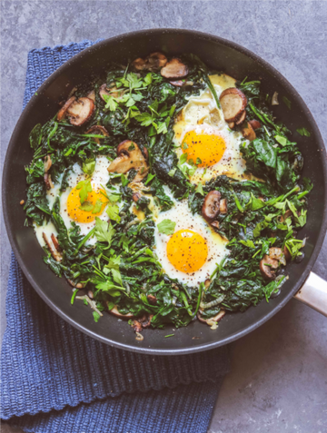 Spinach Shakshuka