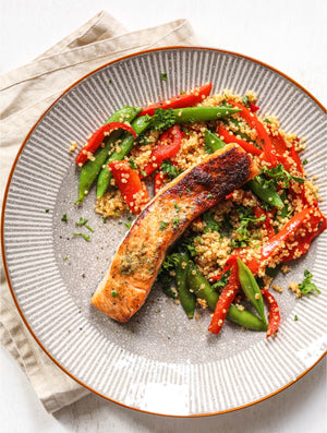 Warm Salmon & Quinoa Salad