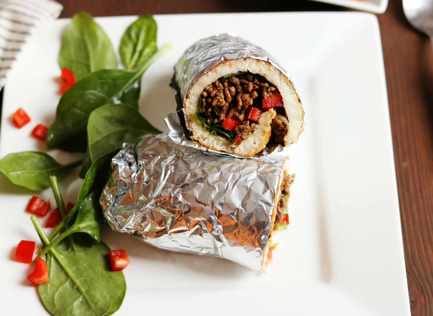High Protein Mexican Egg Roll: 38g Protein, Omelet Wrap – MaxWell Nutrition