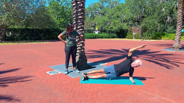 Incline Side Plank with Arm Extension