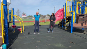 Kettlebell Stationary Reverse Lunge with Transition