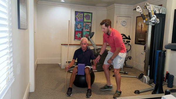 Seated Dowel Mid-Back Stretch