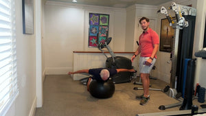 Stability Ball Scapular Exercise