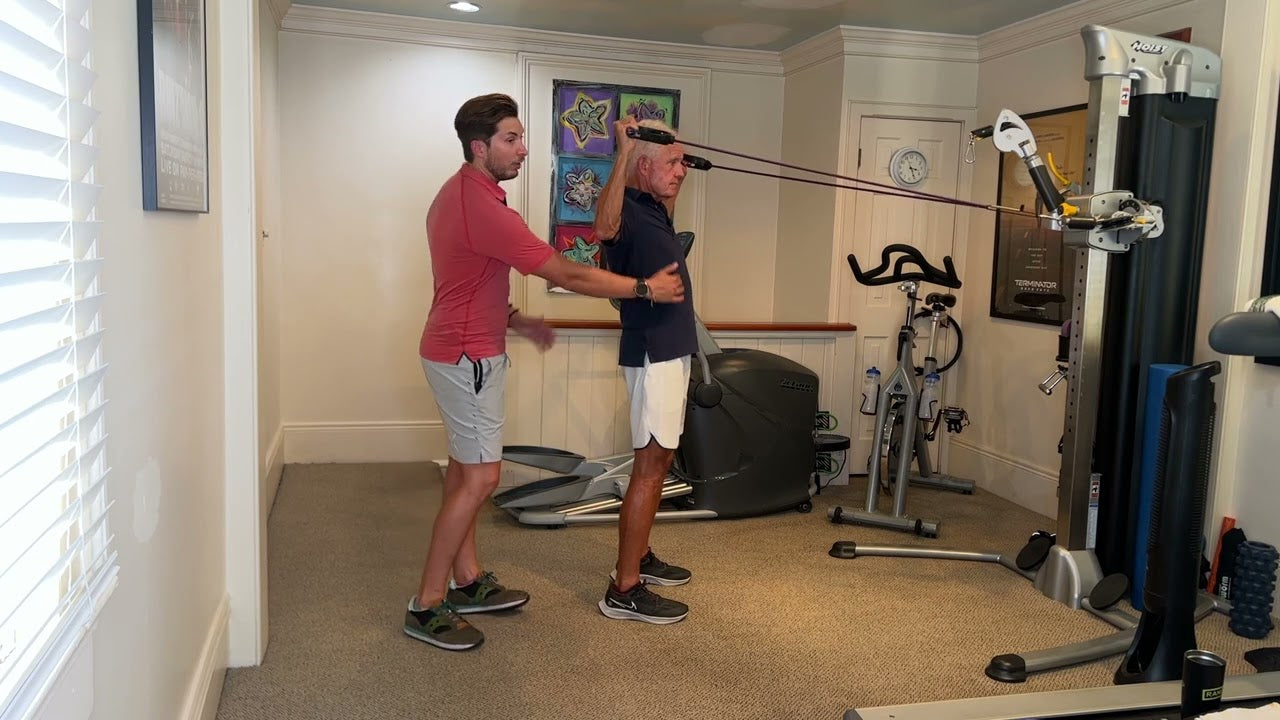 Standing External Rotation with Overhead Press – MaxWell Nutrition