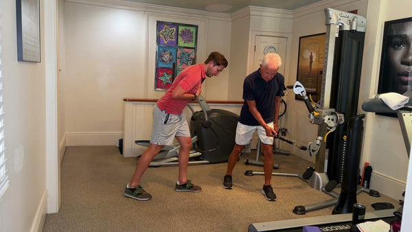Bent Over Lateral Shoulder Raise with Rotation