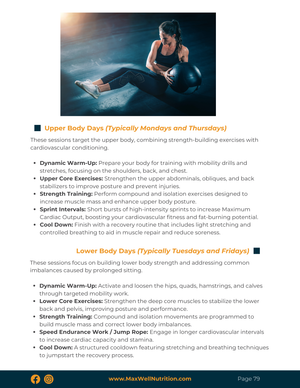 Strong & Lean Six-Week Program