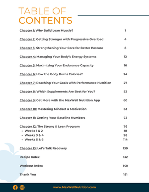 Strong & Lean Six-Week Program